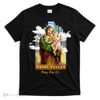 Saint Joseph Catholic Church St. Joseph With Infant Jesus T-Shirt thumb 0