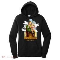 Saint Joseph Catholic Church St. Joseph With Infant Jesus Women's Hoodie thumb 0