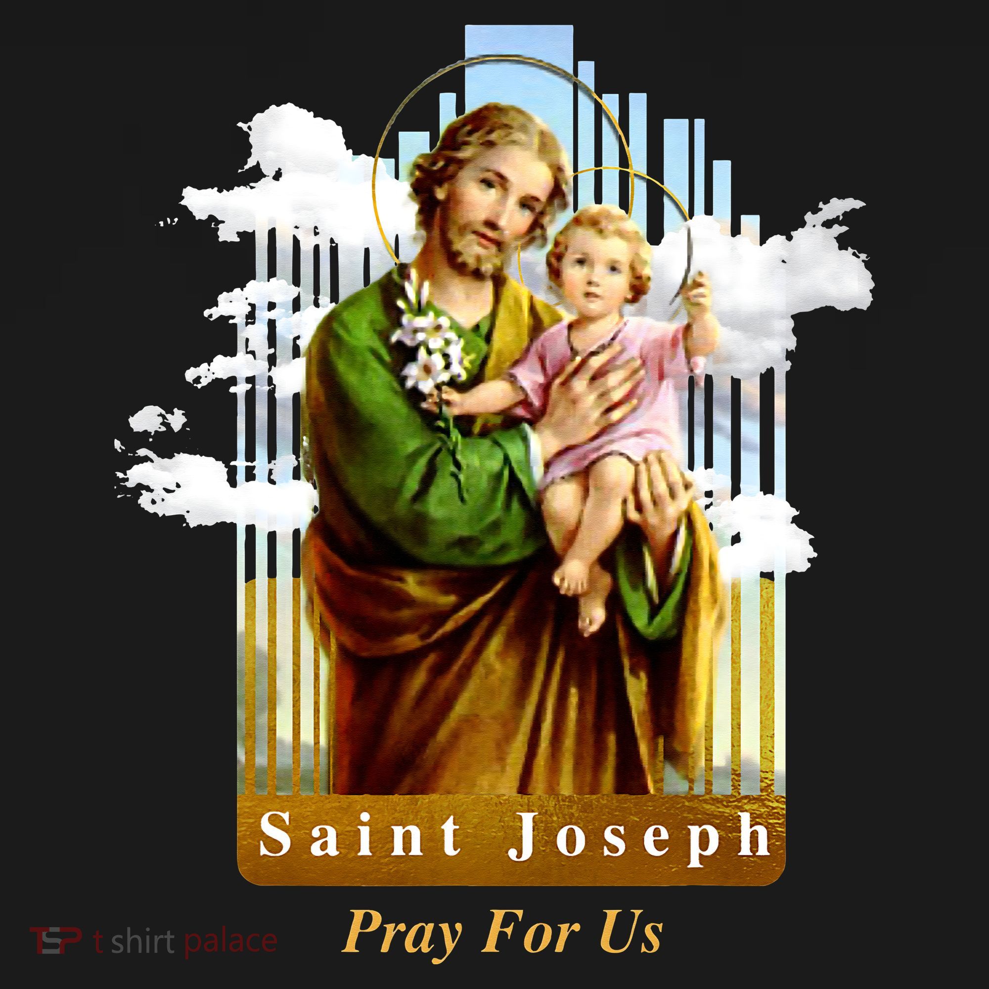 Saint Joseph Catholic Church St. Joseph With Infant Jesus Women's Hoodie
