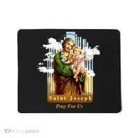 Saint Joseph Catholic Church St. Joseph With Infant Jesus Mousepad thumb 0
