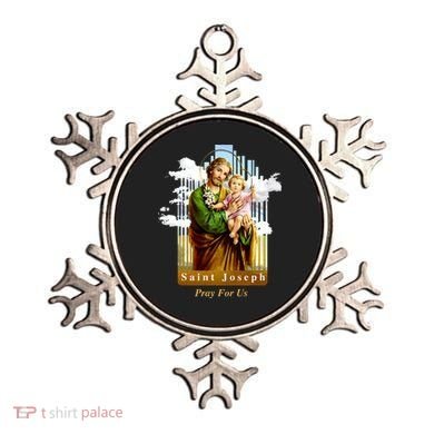 Saint Joseph Catholic Church St. Joseph With Infant Jesus Ornament