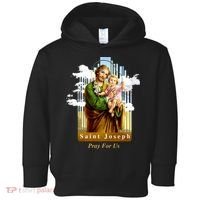 Saint Joseph Catholic Church St. Joseph With Infant Jesus Toddler Hoodie thumb 0