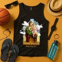 Saint Joseph Catholic Church St. Joseph With Infant Jesus Tank Top thumb 4