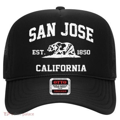 San Jose California CA Vintage State Athletic Style Hat