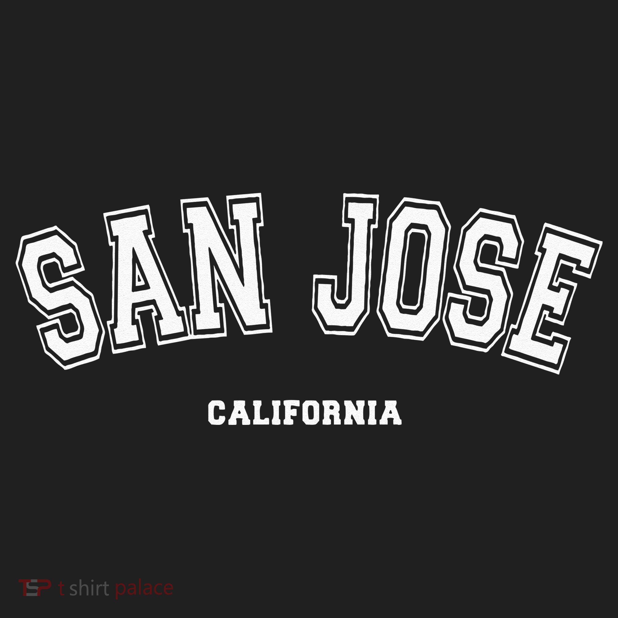San Jose California Golf Towel