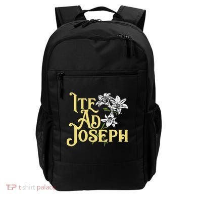 St Joseph Consecration Ite Ad Joseph Latin Catholic Saints Backpack