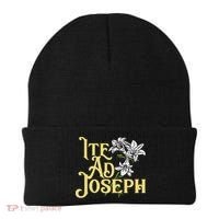 St Joseph Consecration Ite Ad Joseph Latin Catholic Saints Beanie thumb 0