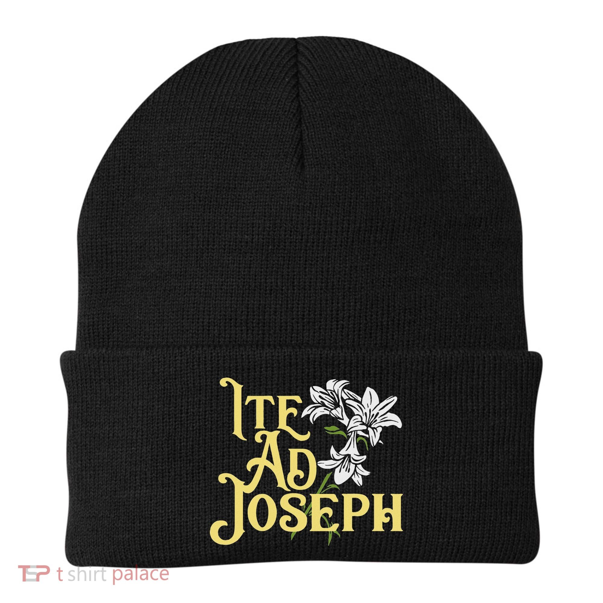 St Joseph Consecration Ite Ad Joseph Latin Catholic Saints Beanie