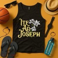 St Joseph Consecration Ite Ad Joseph Latin Catholic Saints Tank Top thumb 4
