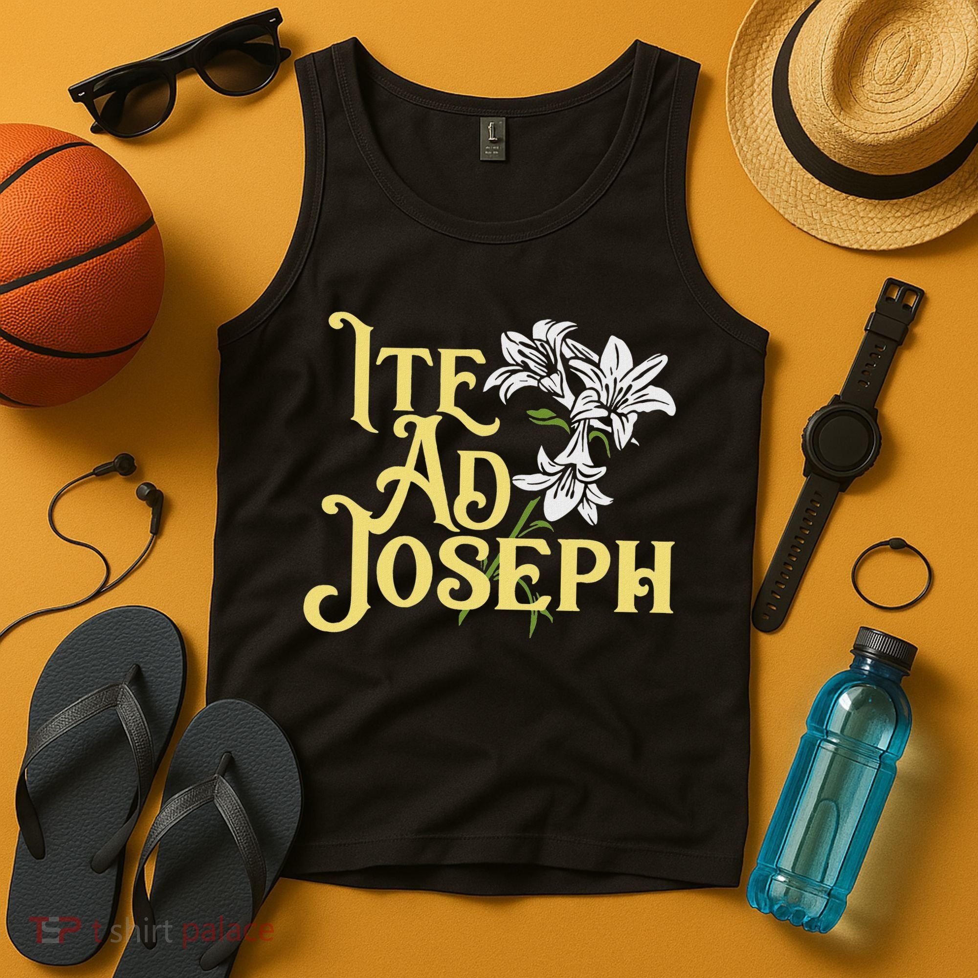 St Joseph Consecration Ite Ad Joseph Latin Catholic Saints Tank Top
