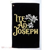 St Joseph Consecration Ite Ad Joseph Latin Catholic Saints Golf Towel thumb 0
