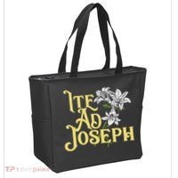 St Joseph Consecration Ite Ad Joseph Latin Catholic Saints Tote Bag thumb 2