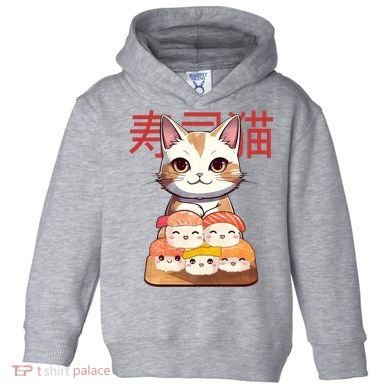 Sushi Japanese Cat Cute Gift Toddler Hoodie