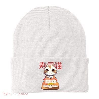 Sushi Japanese Cat Cute Gift Beanie