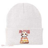 Sushi Japanese Cat Cute Gift Beanie thumb 0