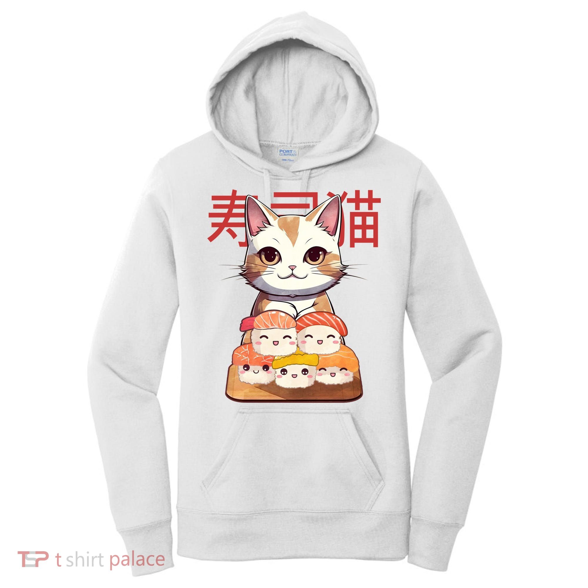 Sushi Japanese Cat Cute Gift Women's Hoodie