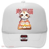 Sushi Japanese Cat Cute Gift Hat thumb 0