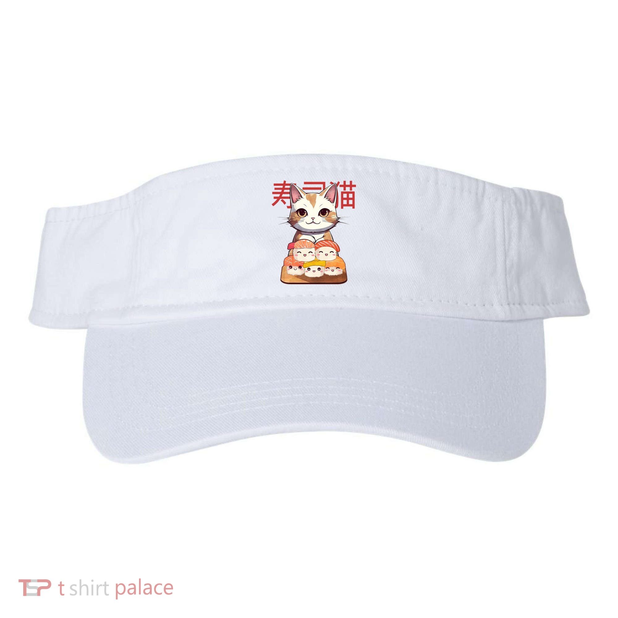 Sushi Japanese Cat Cute Gift Visor