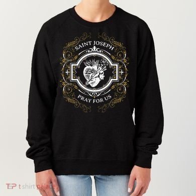 St Joseph Consecration Most Chaste Heart Catholic Saint Women's Sweatshirt