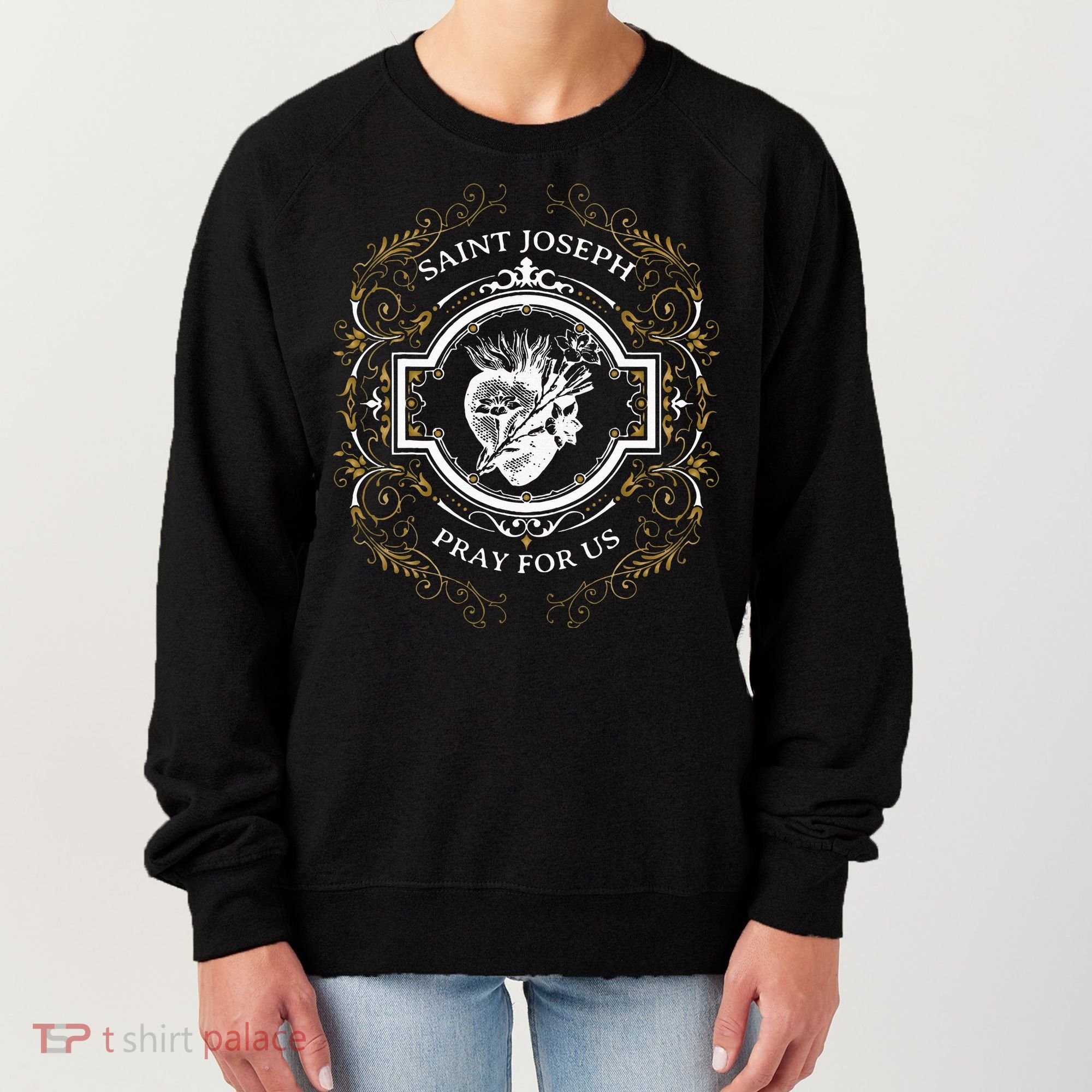 St Joseph Consecration Most Chaste Heart Catholic Saint Women's Sweatshirt