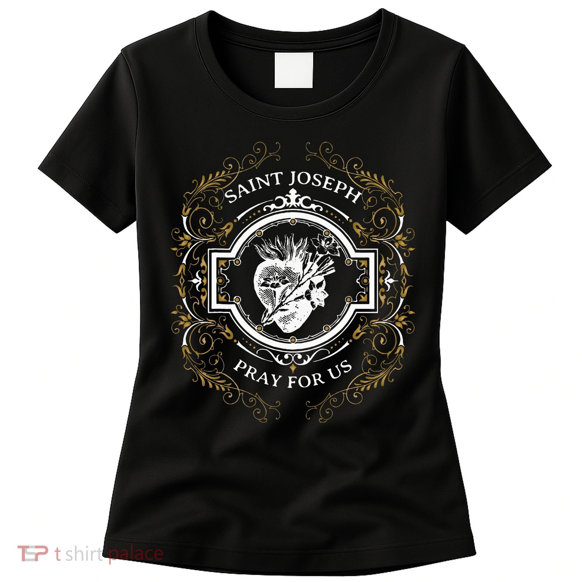 St Joseph Consecration Most Chaste Heart Catholic Saint Women's T-Shirt