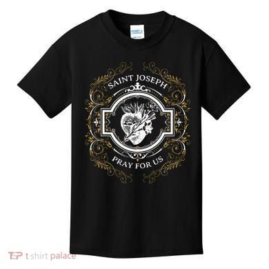 St Joseph Consecration Most Chaste Heart Catholic Saint Kids T-Shirt
