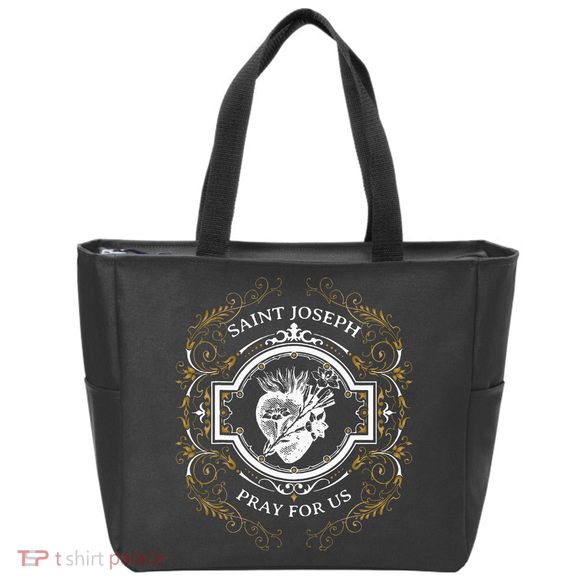 St Joseph Consecration Most Chaste Heart Catholic Saint Tote Bag