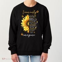 Sunflower Jesus Cross I Can Imagine Christian Religious Gift Women's Sweatshirt thumb 0