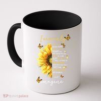 Sunflower Jesus Cross I Can Imagine Christian Religious Gift Coffee Mug thumb 0