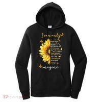 Sunflower Jesus Cross I Can Imagine Christian Religious Gift Women's Hoodie thumb 0