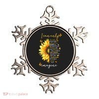 Sunflower Jesus Cross I Can Imagine Christian Religious Gift Ornament thumb 0