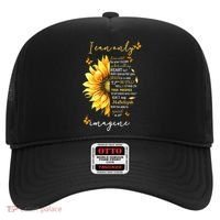 Sunflower Jesus Cross I Can Imagine Christian Religious Gift Hat thumb 0