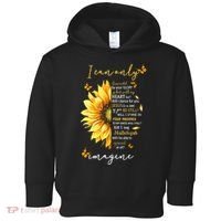 Sunflower Jesus Cross I Can Imagine Christian Religious Gift Toddler Hoodie thumb 0