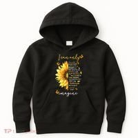 Sunflower Jesus Cross I Can Imagine Christian Religious Gift Kids Hoodie thumb 0