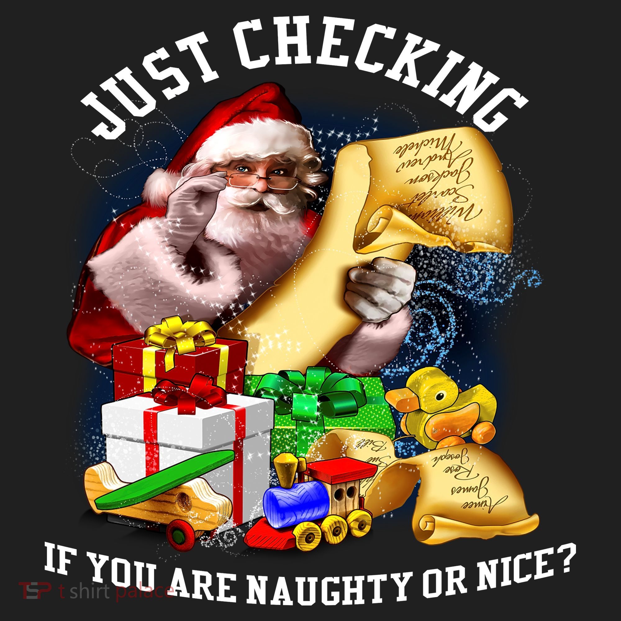 Santa Just Checking If You Are Naughty Or Nice Hat
