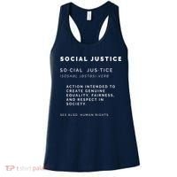 Social Justice Definition SJW, Liberal, Civil Rights Women's Tank Top thumb 0