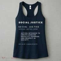 Social Justice Definition SJW, Liberal, Civil Rights Women's Tank Top thumb 3