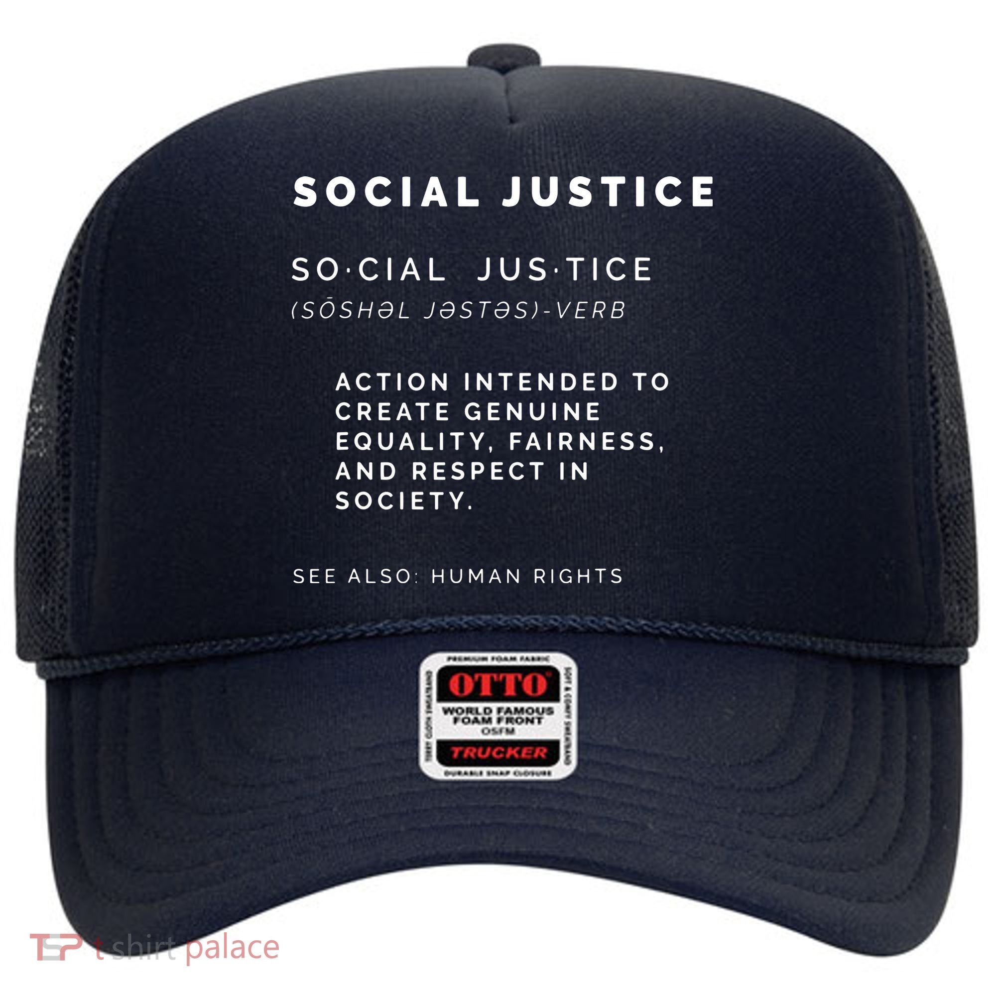Social Justice Definition SJW, Liberal, Civil Rights Hat