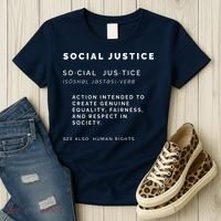 Social Justice Definition SJW, Liberal, Civil Rights Women's T-Shirt thumb 3
