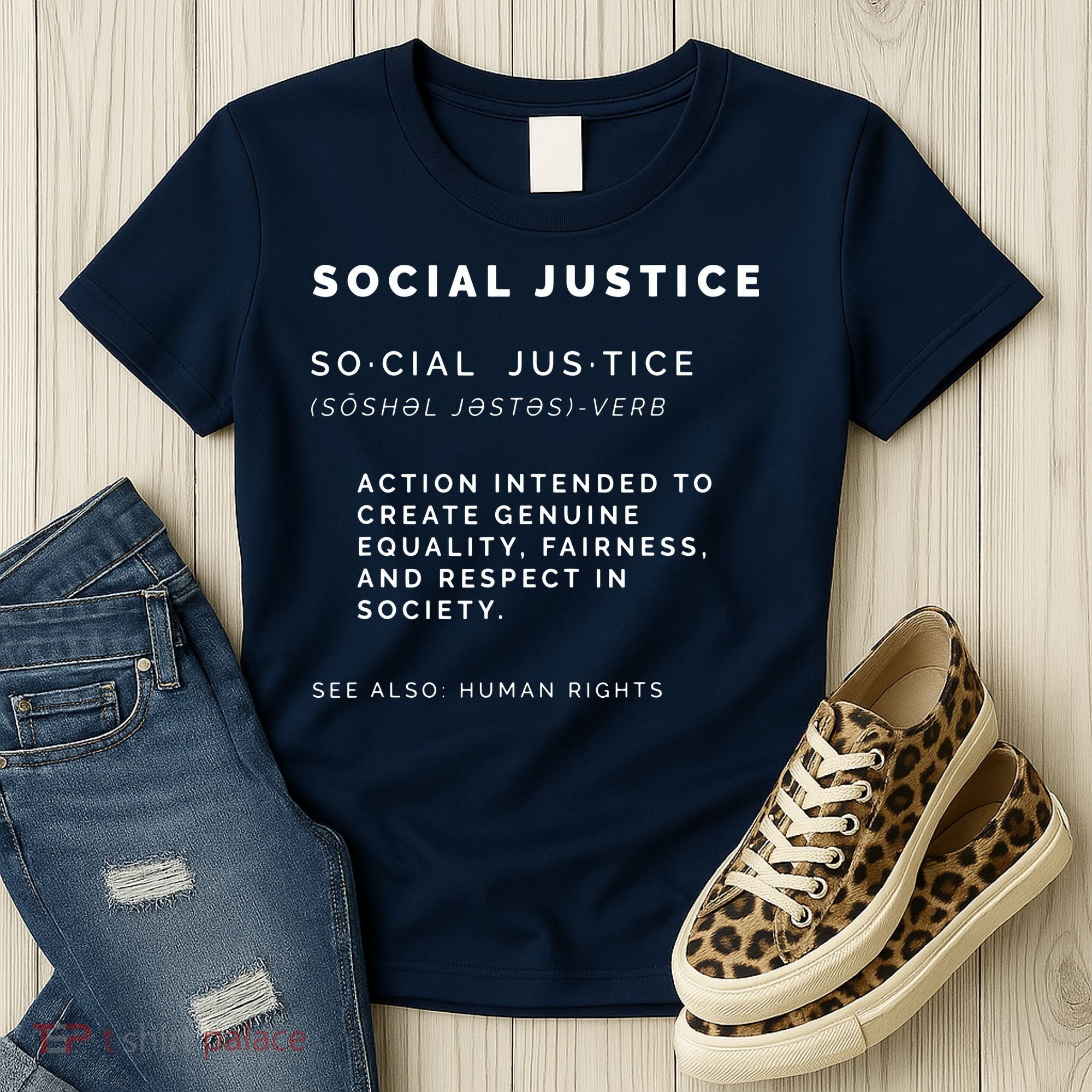 Social Justice Definition SJW, Liberal, Civil Rights Women's T-Shirt