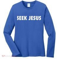 Seek Jesus Evangelism Women's Long Sleeve Shirt thumb 0