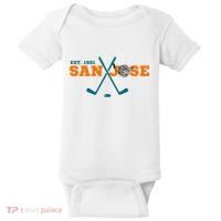 San Jose Est 1991 Sports Team Novelty Athletic Baby Bodysuit thumb 0