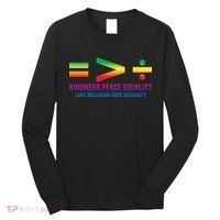 Social Justice Equality Greater Than Division Long Sleeve Shirt thumb 0