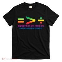 Social Justice Equality Greater Than Division T-Shirt thumb 0