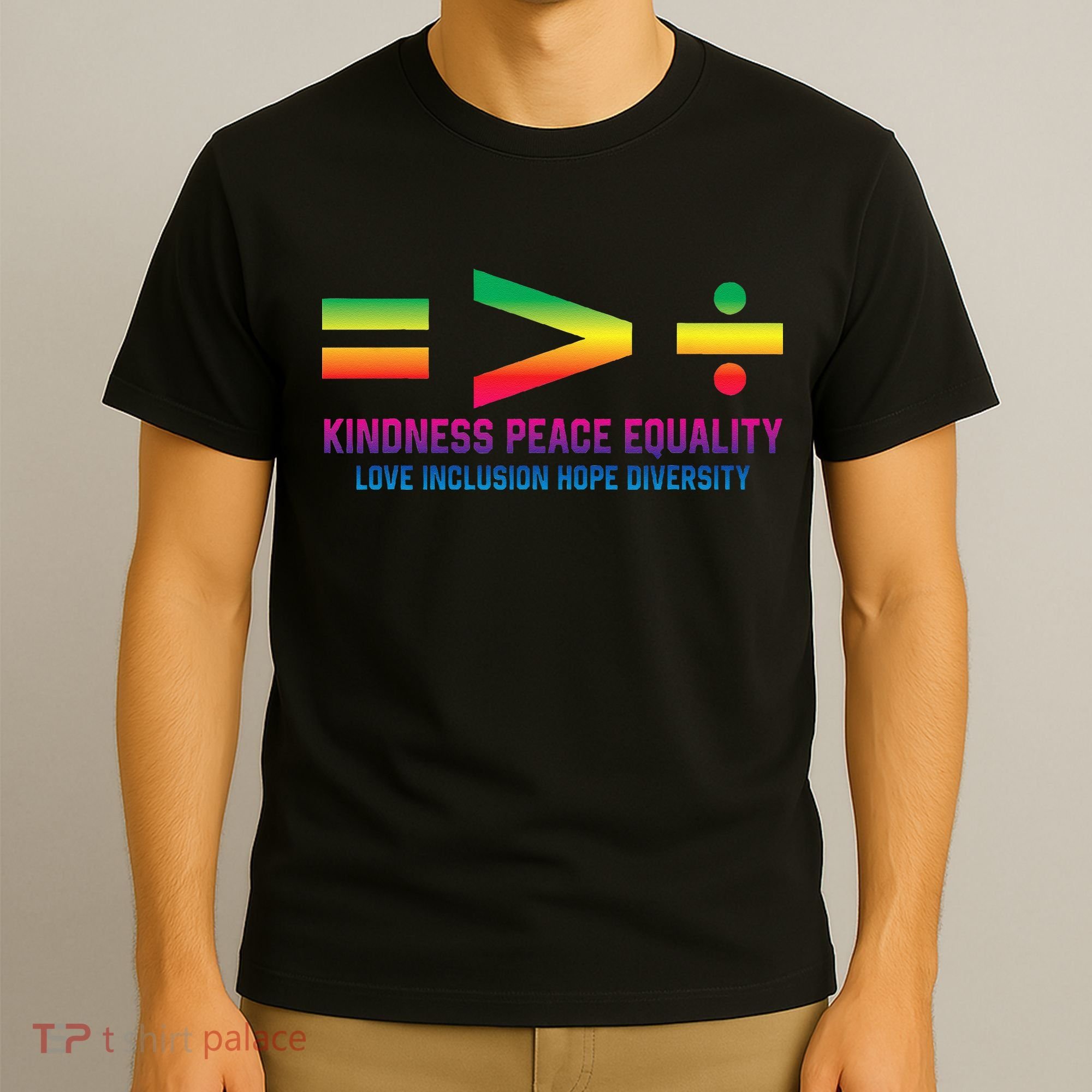 Social Justice Equality Greater Than Division T-Shirt
