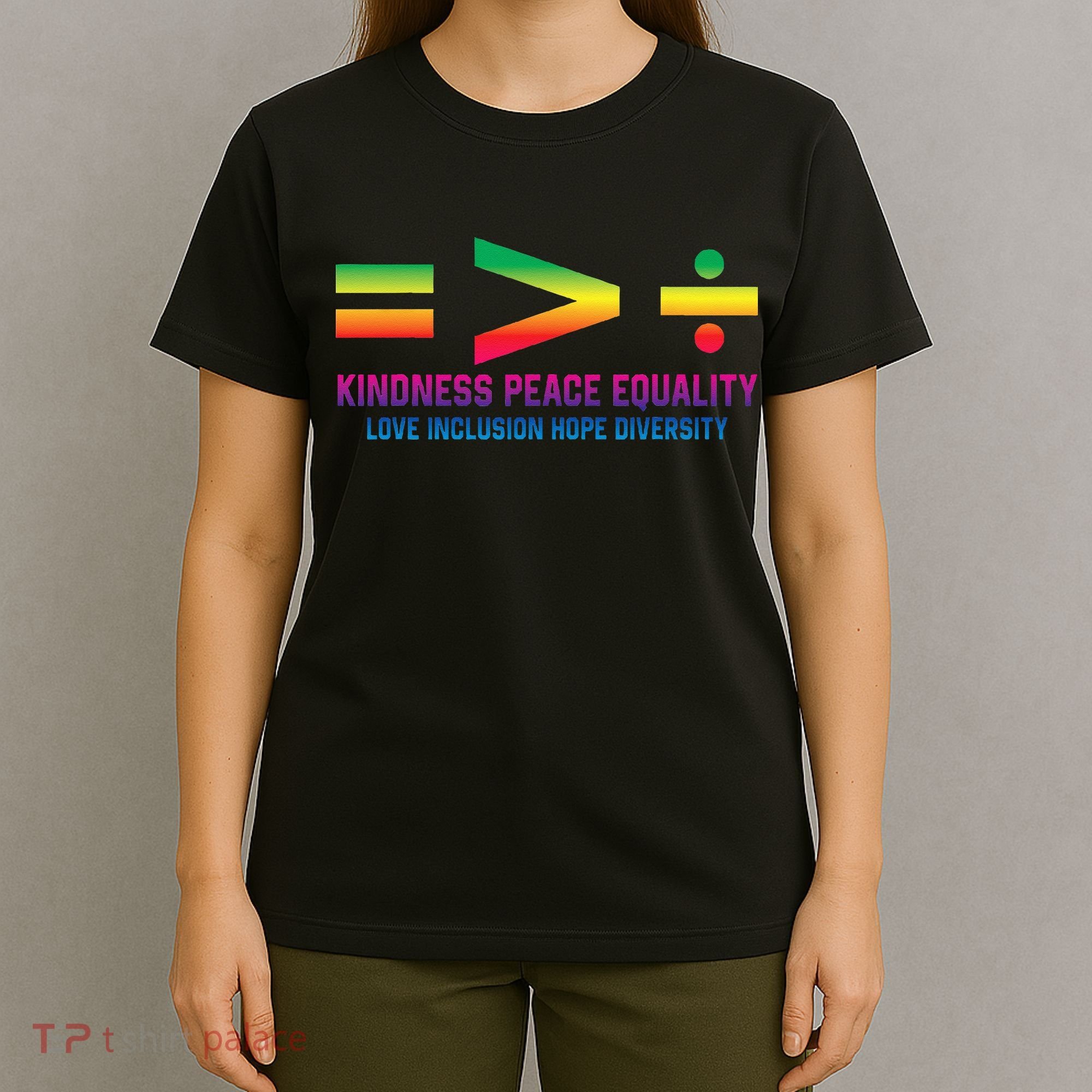 Social Justice Equality Greater Than Division T-Shirt