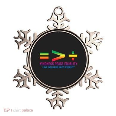 Social Justice Equality Greater Than Division Ornament