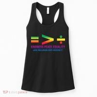Social Justice Equality Greater Than Division Women's Tank Top thumb 0
