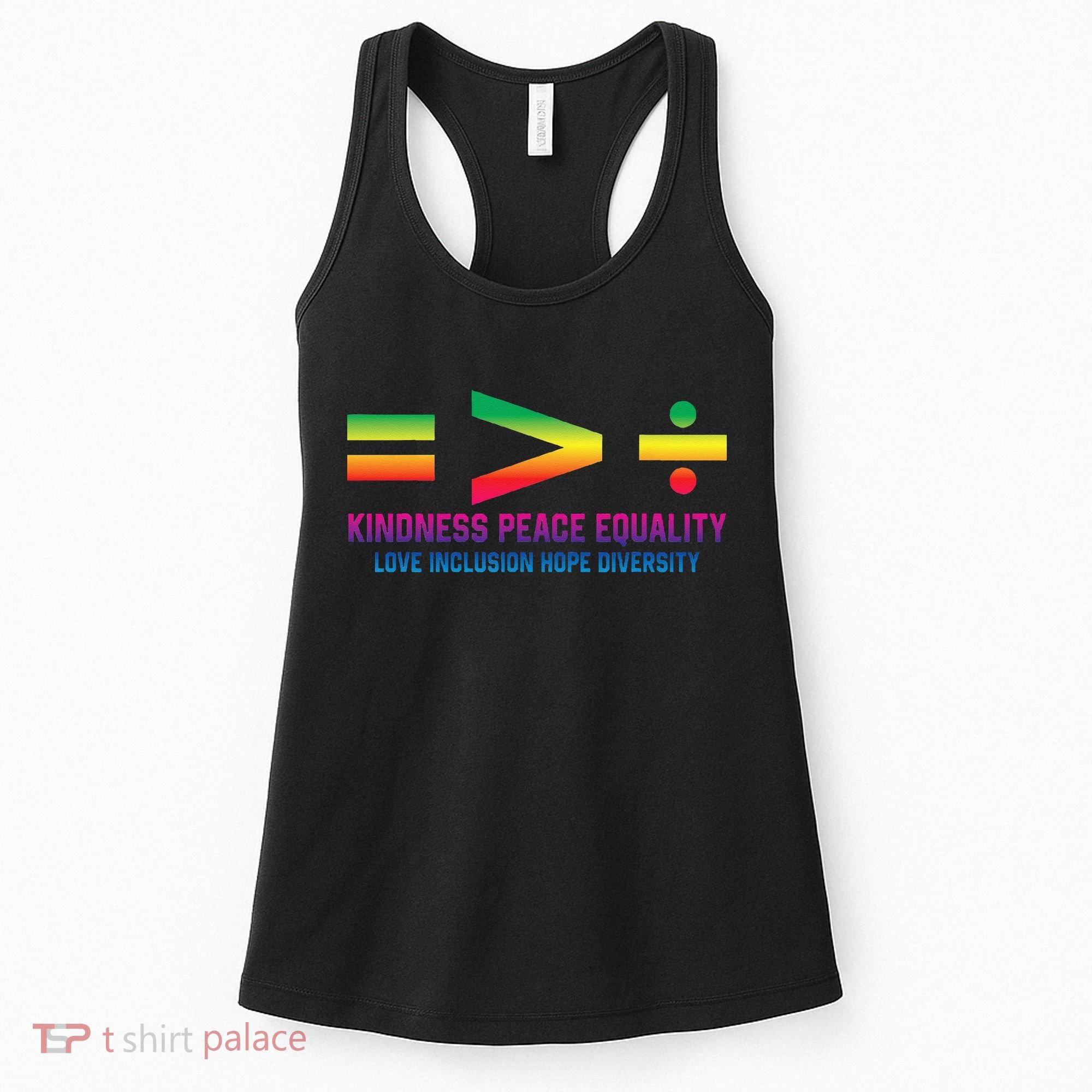 Social Justice Equality Greater Than Division Women's Tank Top