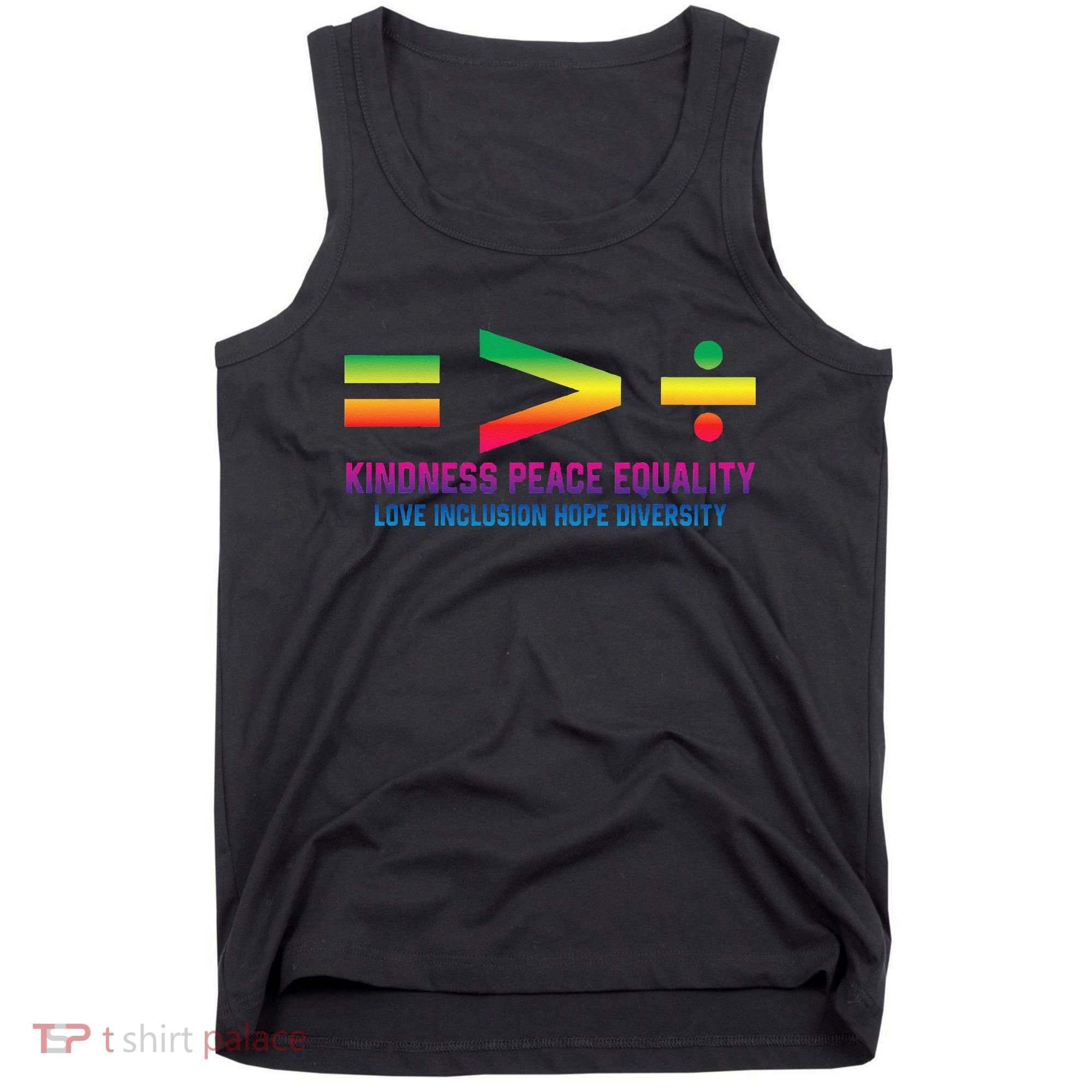 Social Justice Equality Greater Than Division Tank Top